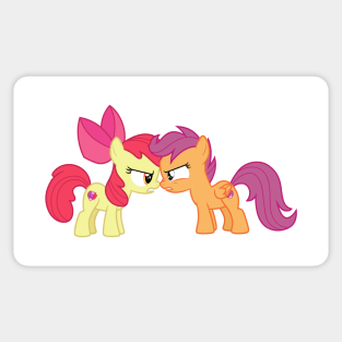 Apple Bloom vs Scootaloo Sticker